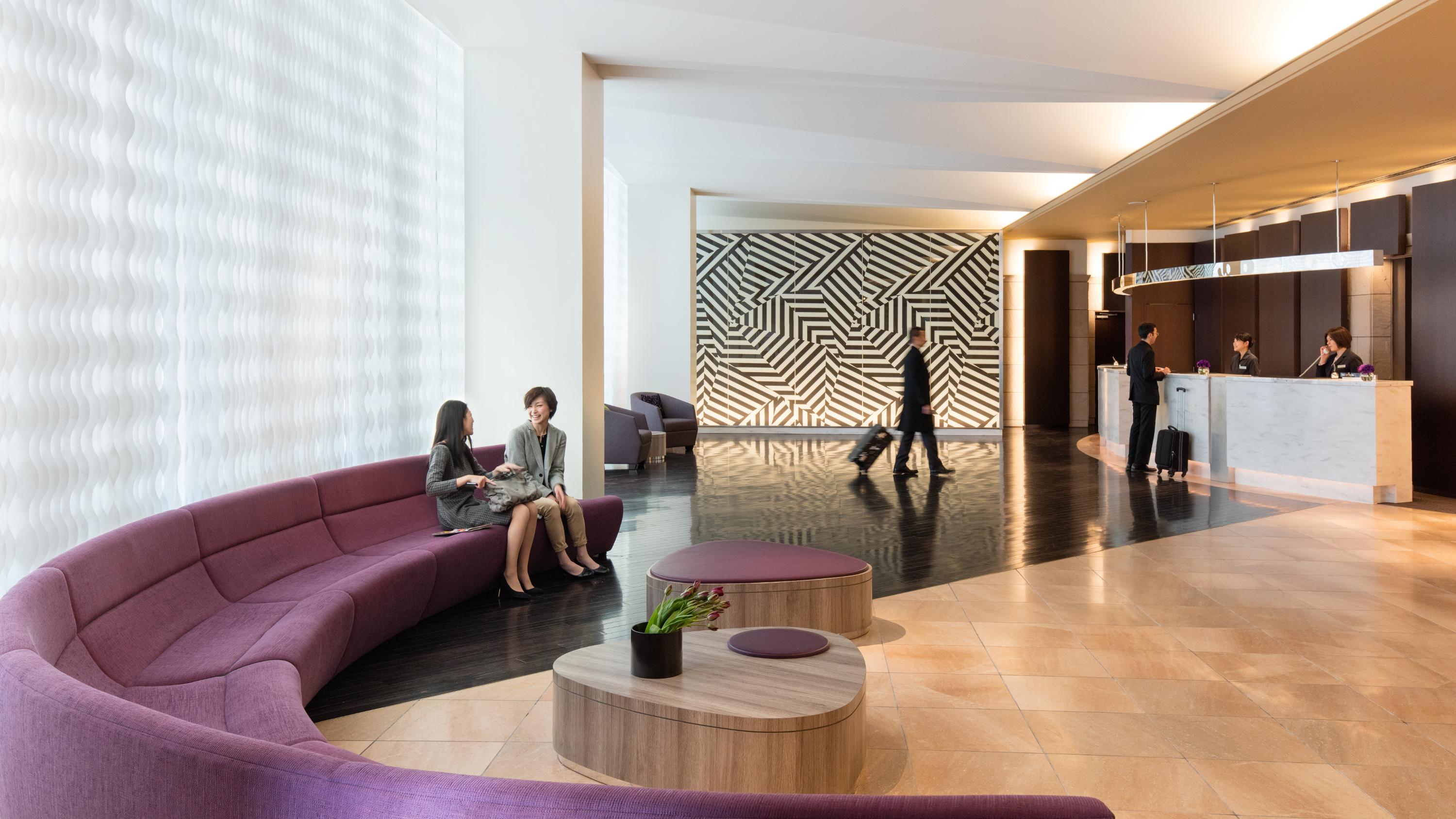 Courtyard By Marriott Shin-Osaka Station Hotel Buitenkant foto The lobby of the hotel